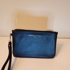 Adrienne Vittadini Midnight Blue Wristlet Clutch